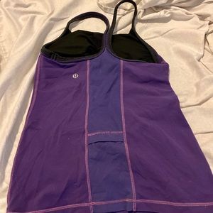 Lululemon purple tank top